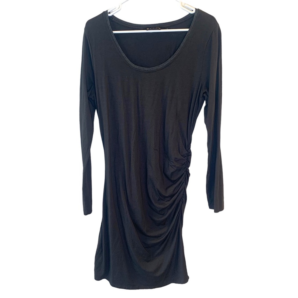 Athleta Black Long Sleeve Dress